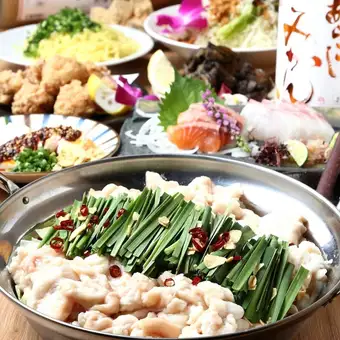 【老虎套餐】包含2小时畅饮 ◆ 共9道菜 4500日元（含税）