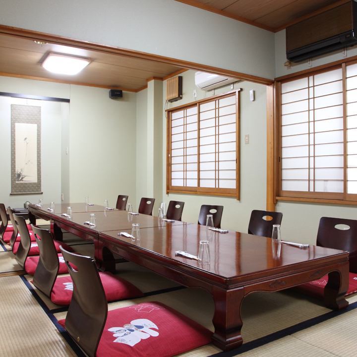 2階には完全個室のお座敷をご用意。最大32名様まで対応可能です