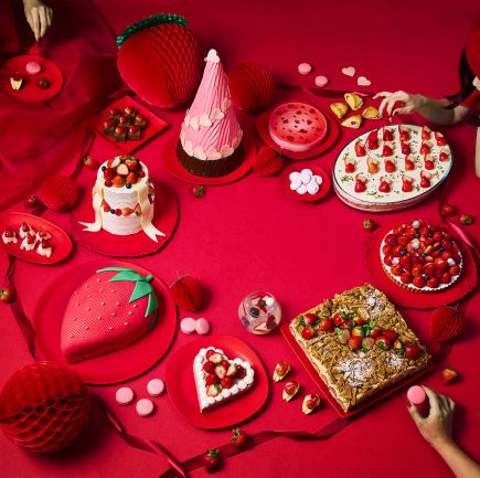 【平日ランチビュッフェ】#BIG LOVE ～Strawberry Buffet～　1/16～2/28　90分制