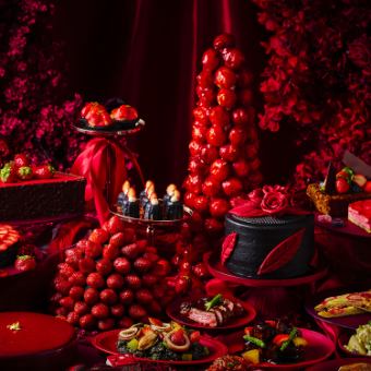 【平日ランチビュッフェ】紅酔 -The Strawberry Addiction-　1.13～2.28　90分制
