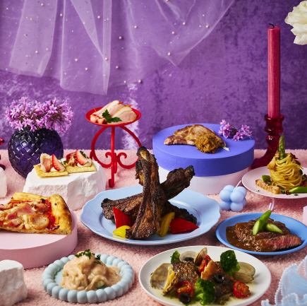 【土日祝ディナービュッフェ】　COLOR PERSONA Strawberry Stage 3月1日～5月10日　90分制