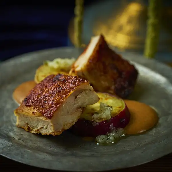 ディアボラ風チキン 焼き芋添え(ランチ限定)