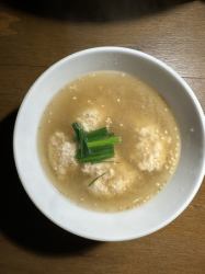 Tsukune soup