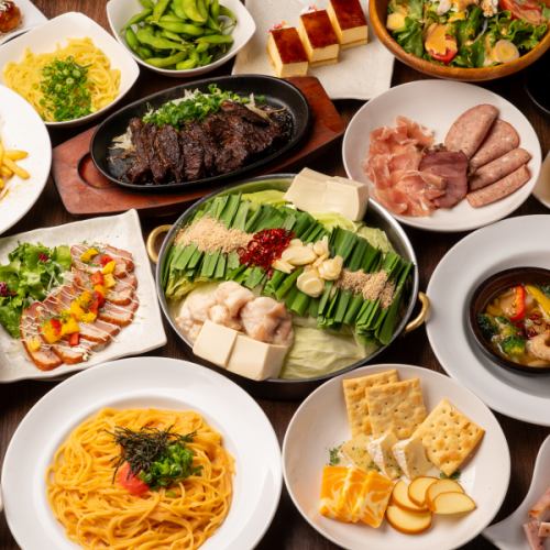 グランドメニュー全品食べ放題！自慢の逸品料理の数々！