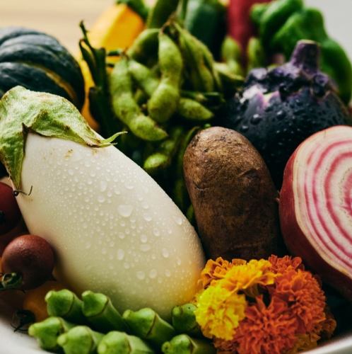 ◆Make full use of seasonal ingredients, with a focus on the "seasonal feel"