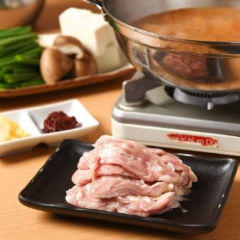 【11/1～予約】冬季限定！14品2時間飲放付『せせり鍋(赤)+串』コース6500円→6000円(税込)