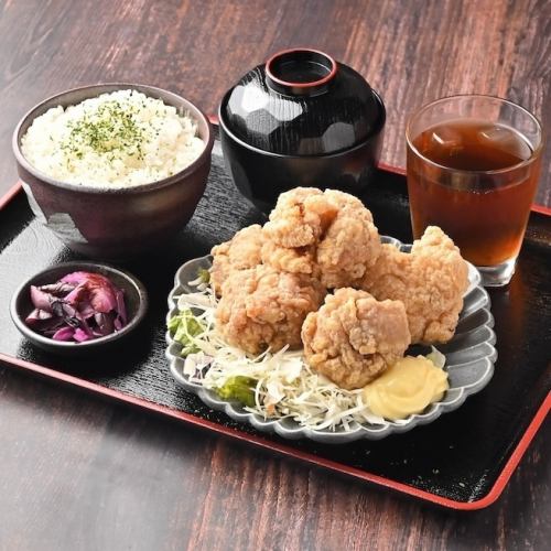 【おすすめ】自家製タレの揚げたて唐揚げ定食