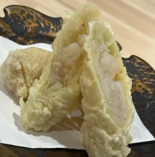 海老の湯葉巻き天婦羅