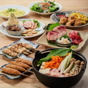 The main dish is a specialty! Rich Mizutaki/Mizutaki no Banquet [8 dishes in total] Get 500 yen off by using the coupon!