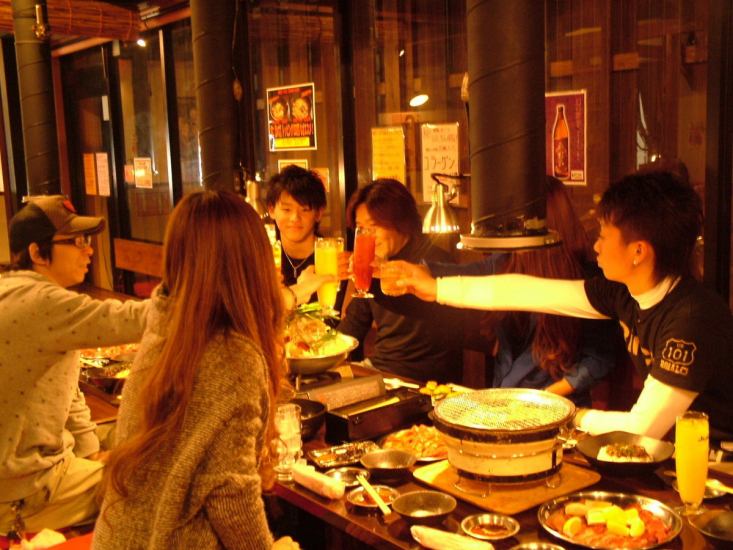 You can also have a banquet with a large number of people ♪