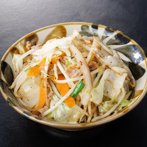 野菜炒め(牛肉入り)