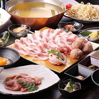 あぐーしゃぶしゃぶコース6,600円※90分飲み放題付