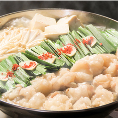 Paitan motsu nabe course with charred soy sauce 4500 yen → 4000 yen! 120 minutes all-you-can-drink included
