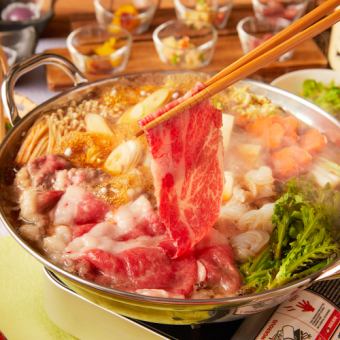 黑毛和牛里脊寿喜烧牛肉锅(1人份)