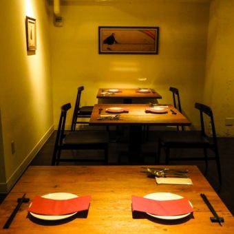 Inside of spacious One Floor.Up to 25 banquets and parties are also possible.Feel free to inquire about various banquets ♪