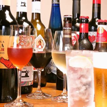[Premium all-you-can-drink course] 14 items including ajillo and paella ¥5,500 → All-you-can-drink for 3 hours on weekdays