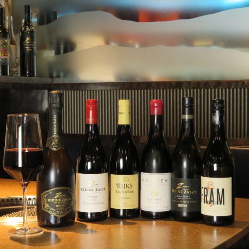 A variety of South African wine lineup that goes well with yakiniku ★