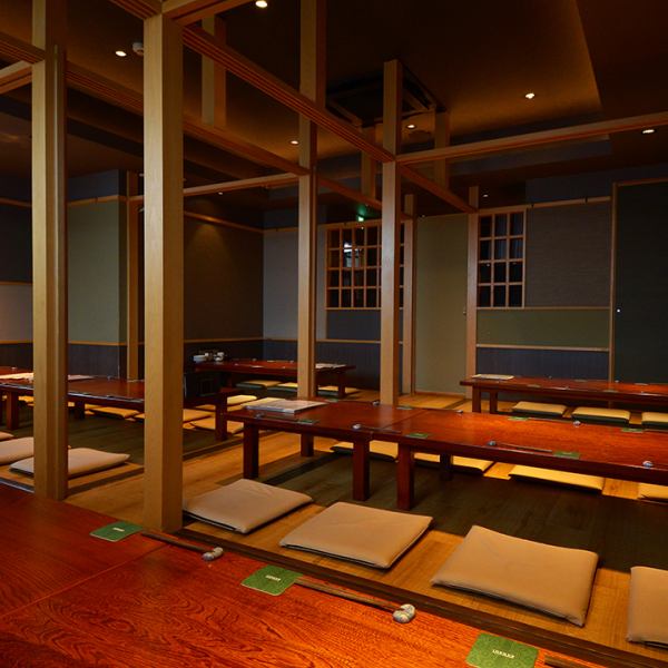 We are accepting reservations for various banquets! Private room banquets for up to 50 people are possible! All the tatami mat seats on the 3rd floor are private rooms, so we will prepare seats according to the number of people.We also accept use at large banquets and charter.