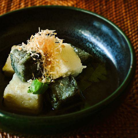 Deep-fried Kyo-namafu and tofu