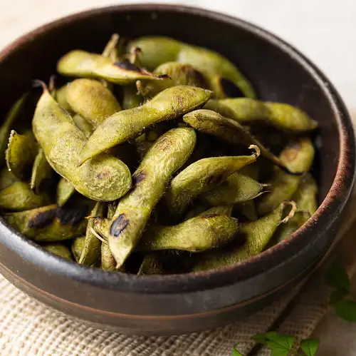 Roasted edamame beans, natural salt