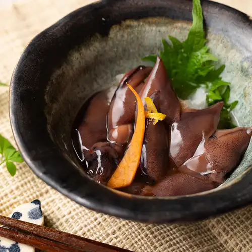 Pickled firefly squid