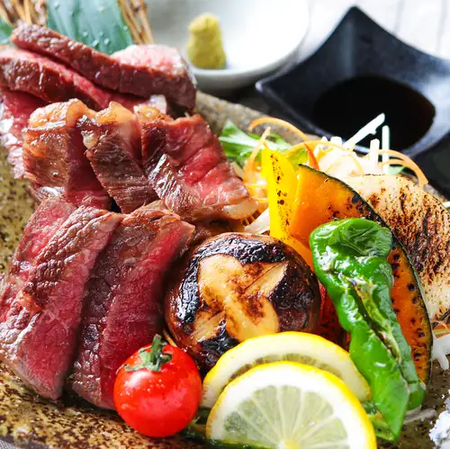 Grilled Japanese Black Wagyu Beef Steak