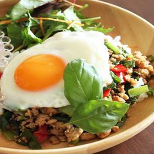 Thai style Gapao rice