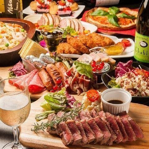 Premol all-you-can-drink OK <All-you-can-drink meat sushi> 9 dishes including special grilled dishes [Aged meat sushi all-you-can-eat course] 3 hours all-you-can-drink 5,000 yen