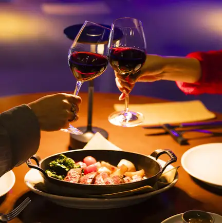 [2-hour all-you-can-drink included] 7-course meal including grilled beef skirt steak and seasonal dessert ≪CASUAL COUSE≫ ⇒ 7700 yen (tax included) ♪
