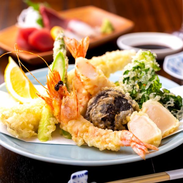 【店長オススメ!!】絶品の天ぷらを存分に味わえる天ぷら盛り合わせ/要相談・お気軽にお声がけください♪