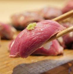 Duck meat sushi (6 pieces)