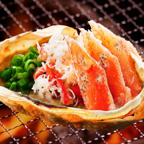 King crab shell grilled with miso sauce