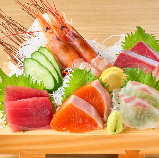 ゲタ盛り(刺身5点盛り)