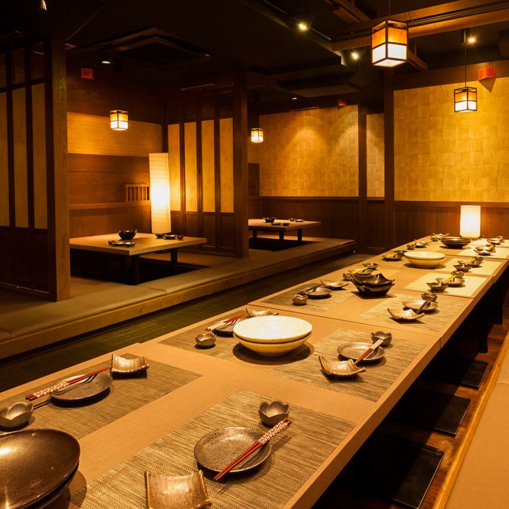 A specially designed restaurant♪♪Large banquets are also possible!!