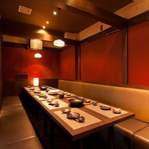 Large and medium-sized drinking parties♪ Private rooms available for groups of 10 or more♪