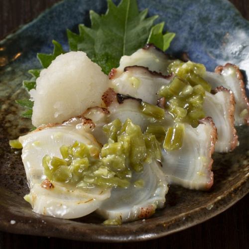 볶은 생 타코와사비