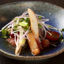 蟹と和野菜 蜜柑酢