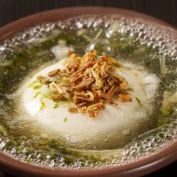 寄せ豆腐 青さ海苔餡かけ