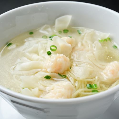 Handmade shrimp wonton noodles