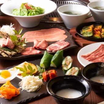 "High-quality ingredients course" A5 Wagyu beef and Sanriku seafood and mountain delicacies! 3 hours of all-you-can-drink included [10 dishes 8,000 yen]