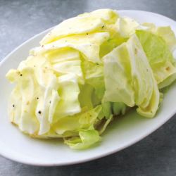 << Dish NO.2 >> Cabbage with salt sauce