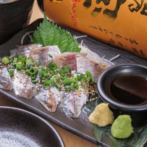 アジ刺し・肉刺し
