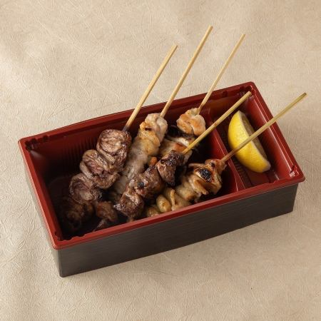 Assorted Daisendori skewers (5 pieces) (sauce/salt)