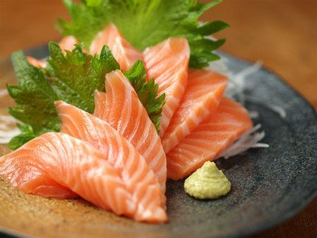 ●Salmon sashimi