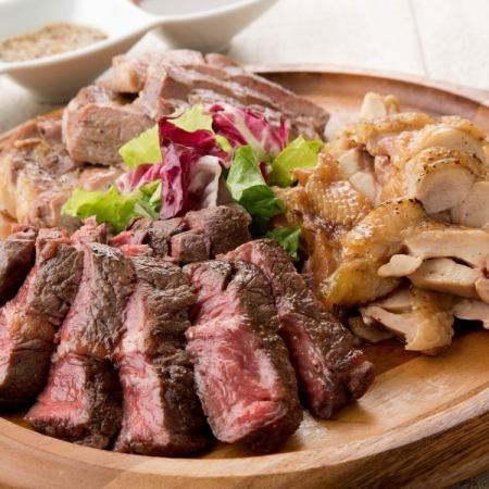 ★A4 red meat festival main selection★3 hours: Social 9 dishes + all you can drink: 5300 yen ⇒ 4400 yen