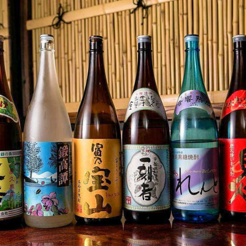 焼酎や日本酒は豊富なラインナップ◎