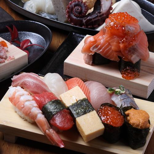 ネタとシャリにこだわった次元ならではのオリジナル創作寿司をご堪能ください