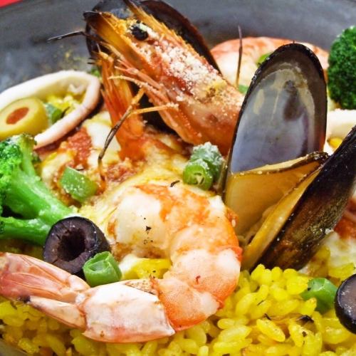 Seafood paella (normal/L size)