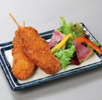 豚ヒレ串カツ 2本