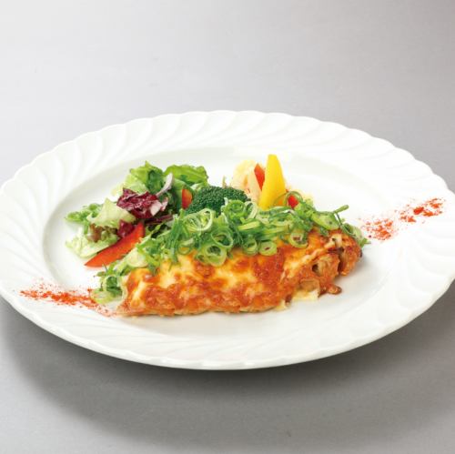 チキンのネギチーズ焼き